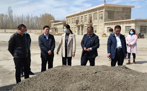 黨委書(shū)記、董事長(zhǎng)劉興斌到金塔縣調(diào)研